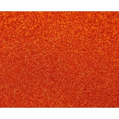 Фоамиран Глиттерный, лист 20х30 см, цвет оранжевый