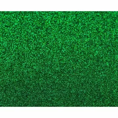 Фоамиран Глиттерный, лист 20х30 см, цвет зеленый